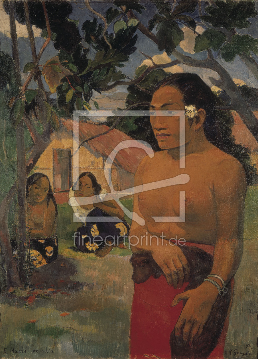 Bild-Nr.: 30000622 Gauguin / E Haere oe i hia / 1892 erstellt von Gauguin, Paul