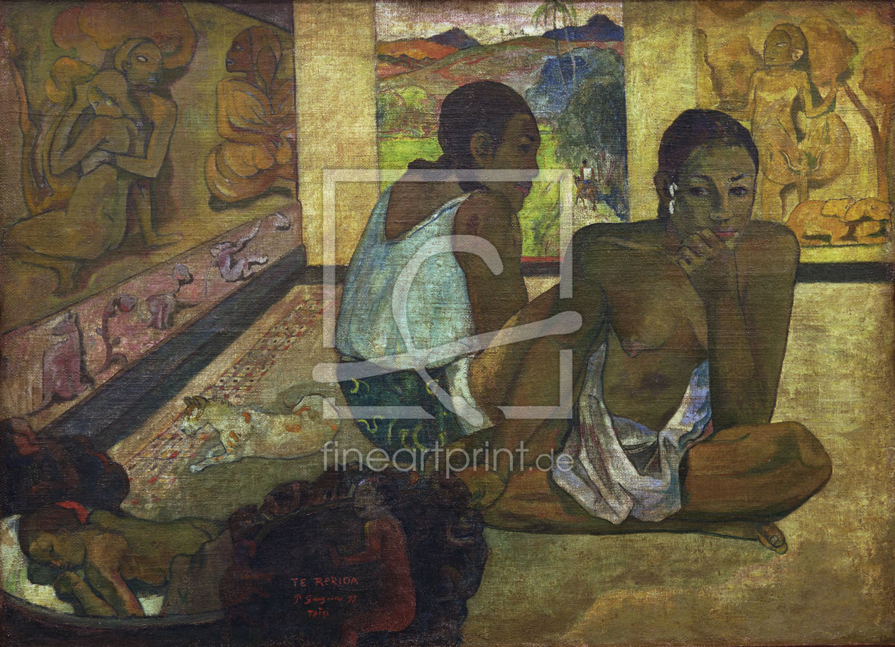 Bild-Nr.: 30000664 P.Gauguin, Der Traum erstellt von Gauguin, Paul
