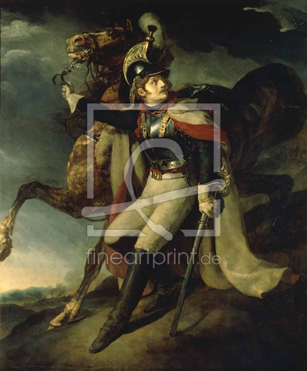 Bild-Nr.: 30000702 Géricault / Wounded cuirassier / 1814 erstellt von Géricault, Théodore