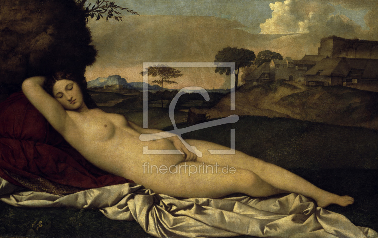 Bild-Nr.: 30000722 Giorgione / Venus Resting / c.1508-10 erstellt von Giorgione (Giorgio da Castelfranco | Barbarelli)