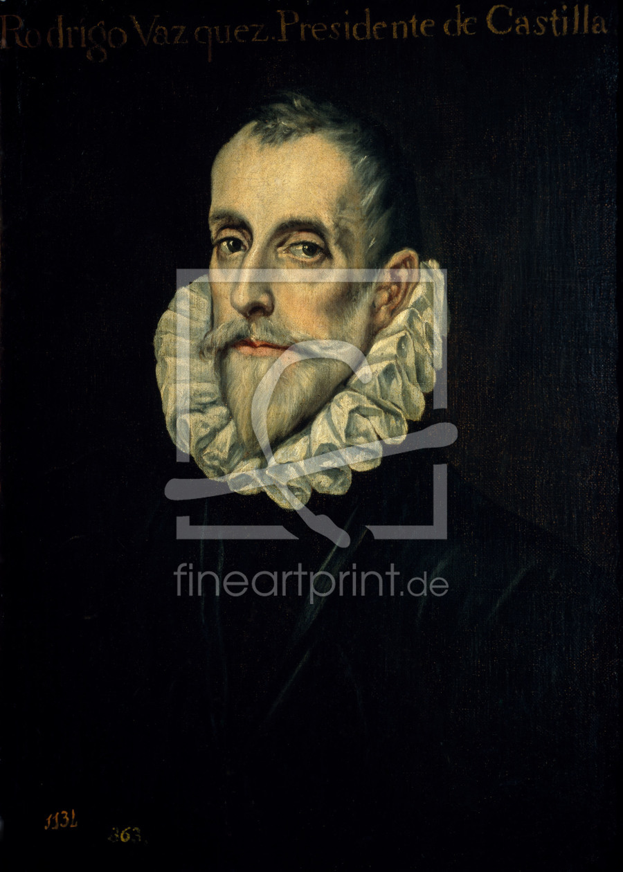 Bild-Nr.: 30000806 Rodrigo Vázquez / El Greco / c.1587/97 erstellt von Greco, El (Domenikos Theotokopoulos)