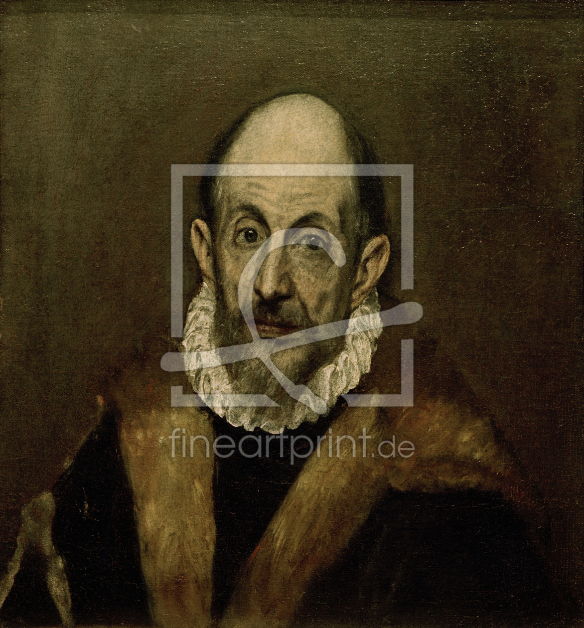 Bild-Nr.: 30000810 El Greco, Älterer Mann (Selbstbildnis) erstellt von Greco, El (Domenikos Theotokopoulos)