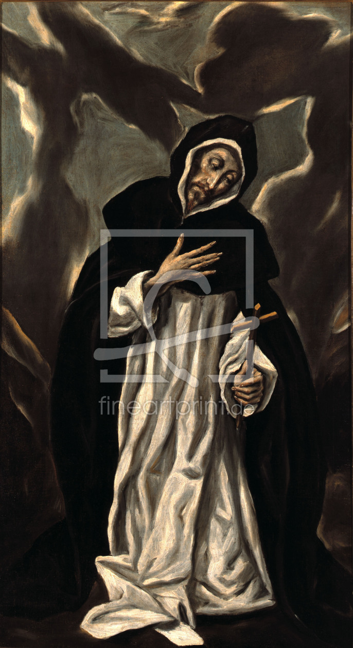 Bild-Nr.: 30000868 El Greco / St.Dominic Praying / c.1606 erstellt von Greco, El (Domenikos Theotokopoulos)