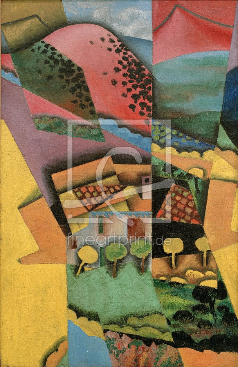 Bild-Nr.: 30000930 Gris / Landscape near Ceret / 1913 erstellt von Gris, Juan