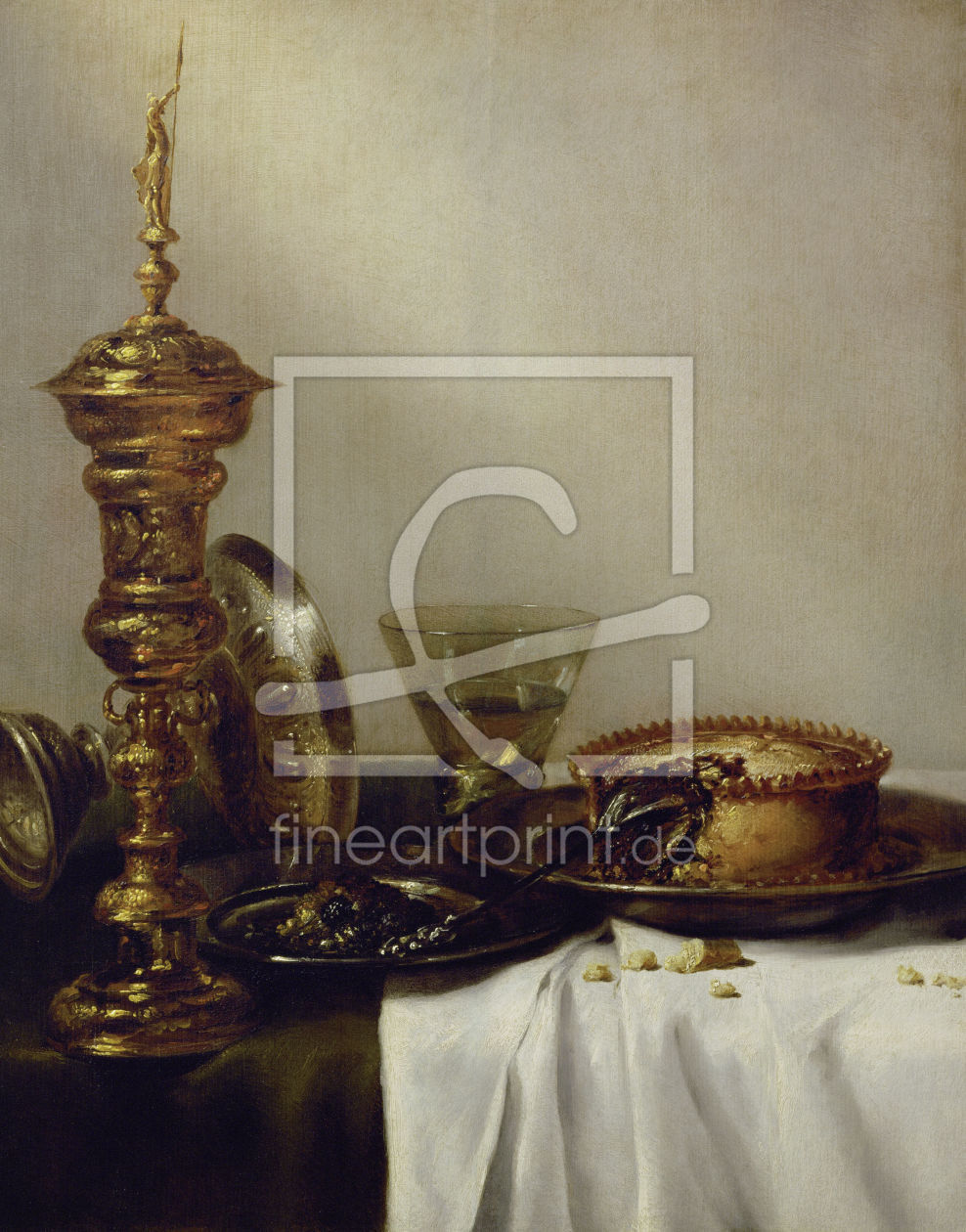 Bild-Nr.: 30001022 Breakfast still-life with chalice, 1634. erstellt von Heda, Willem Claesz