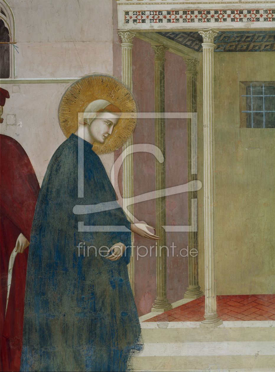 Bild-Nr.: 30001082 Giotto / Man pays homage to St. Francis erstellt von Giotto di Bondone