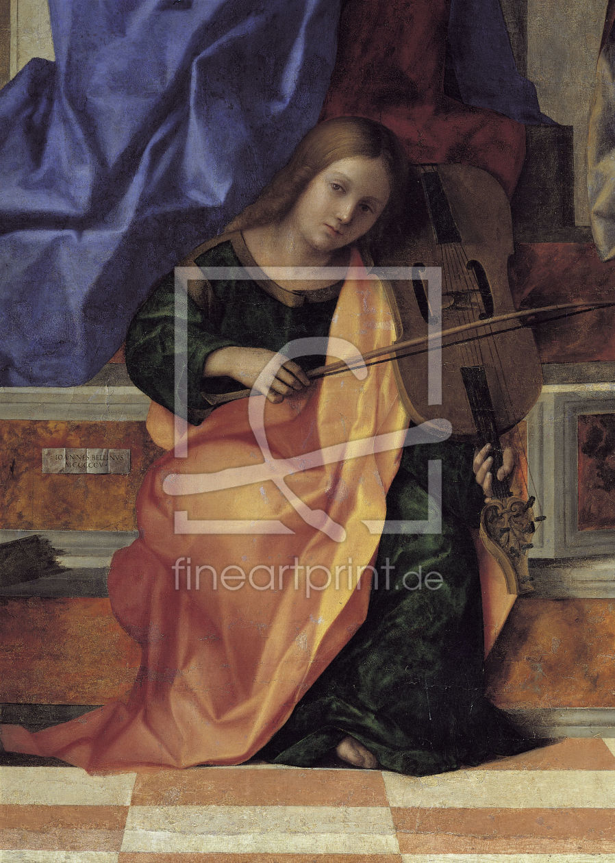 Bild-Nr.: 30001302 Bellini / Angel making music / 1505 erstellt von Bellini, Giovanni