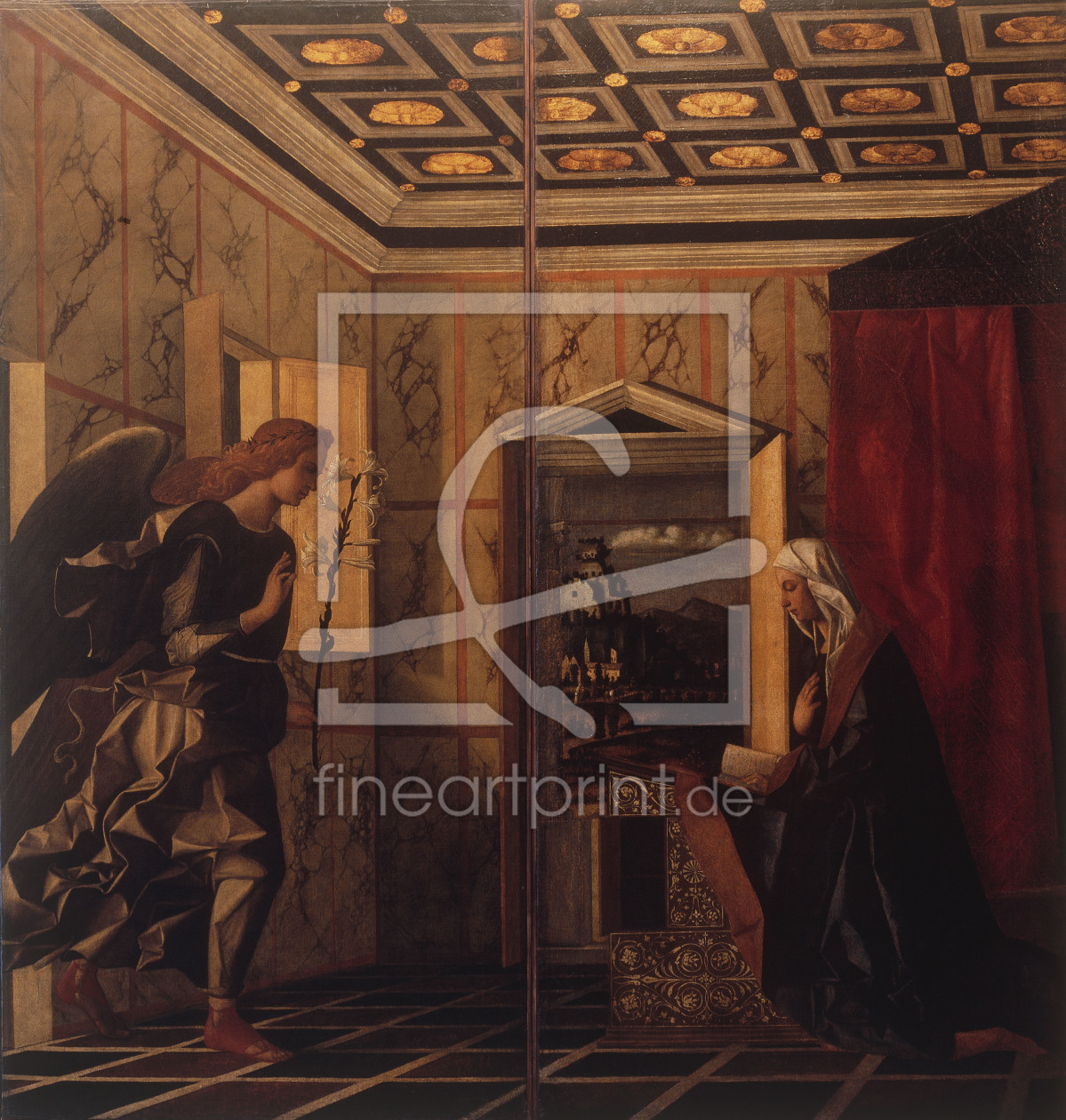 Bild-Nr.: 30001306 Giov.Bellini, Virgin's Annuncation erstellt von Bellini, Giovanni