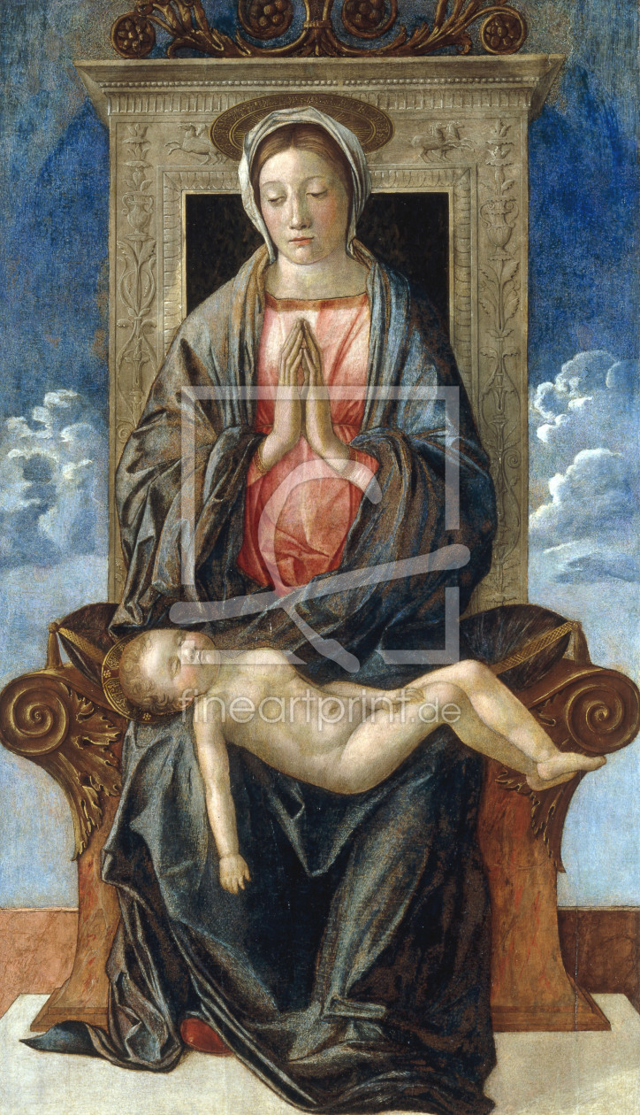 Bild-Nr.: 30001348 Giov.Bellini / Enthroned Mary w.Child erstellt von Bellini, Giovanni