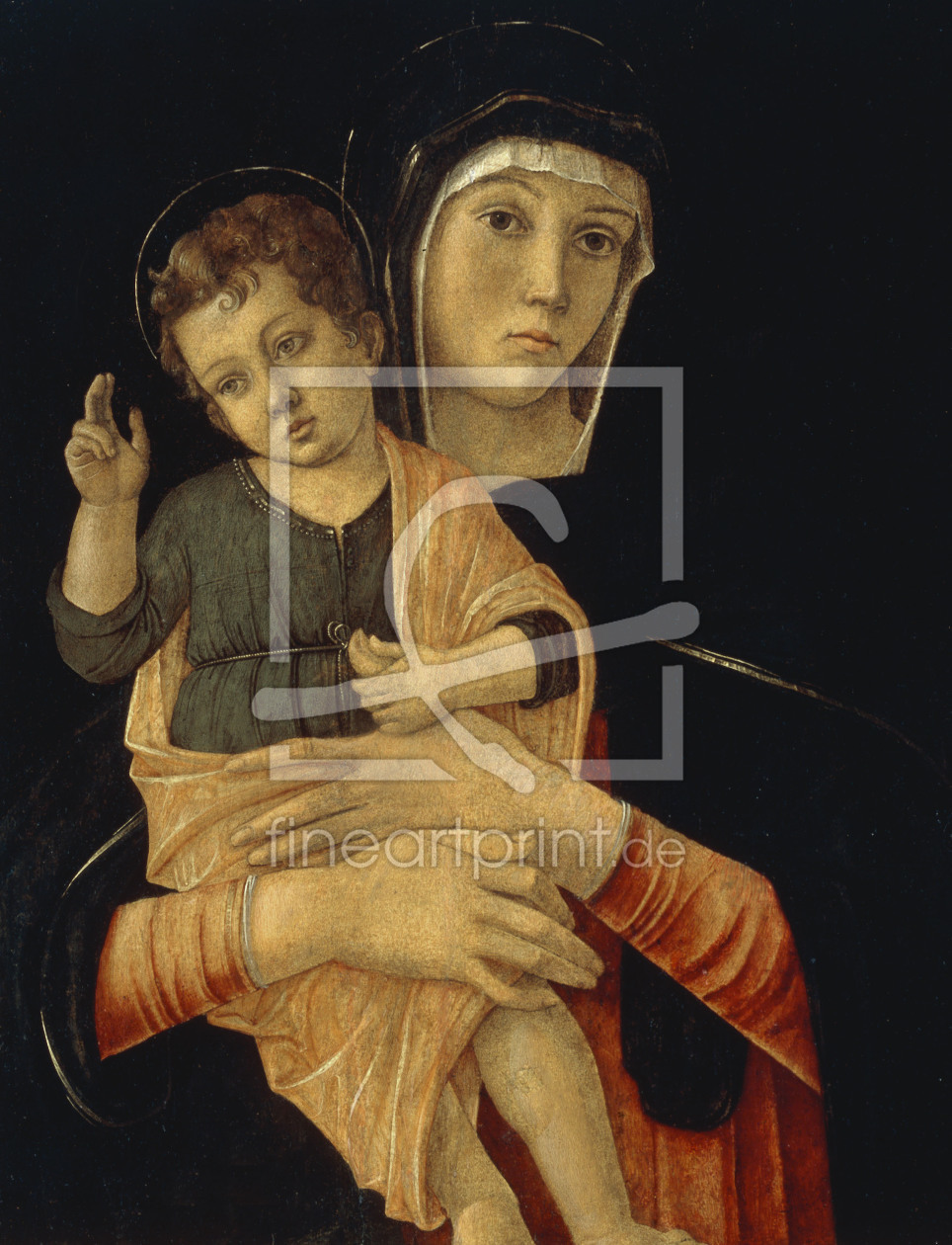 Bild-Nr.: 30001352 G.Bellini / Mary w.Boy Jesus / c.1475 erstellt von Bellini, Giovanni