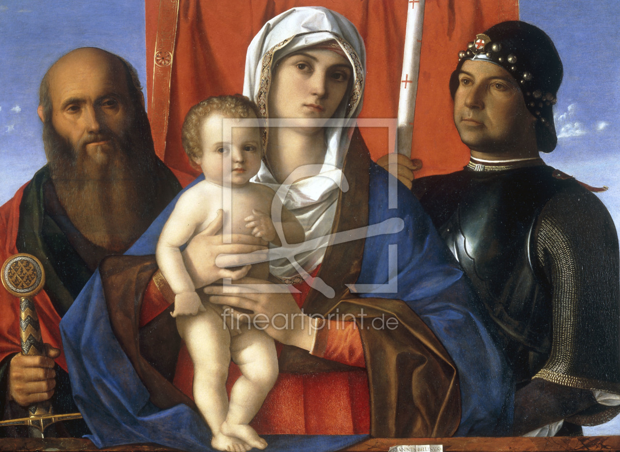 Bild-Nr.: 30001366 G.Bellini / Mary w.Child, Paul, George erstellt von Bellini, Giovanni