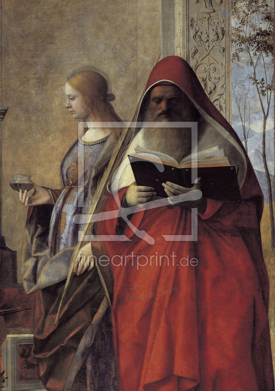 Bild-Nr.: 30001374 G.Bellini, Saint Lucy and Saint Zachary erstellt von Bellini, Giovanni