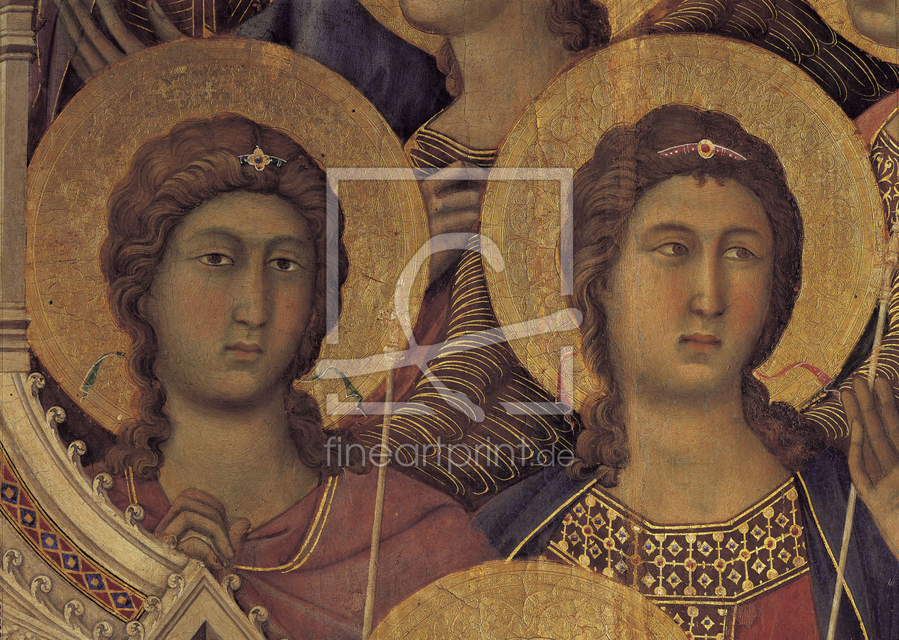 Bild-Nr.: 30001396 Duccio / Maestà, Angels / Paint./ 1308 erstellt von Duccio (di Buoninsegna)