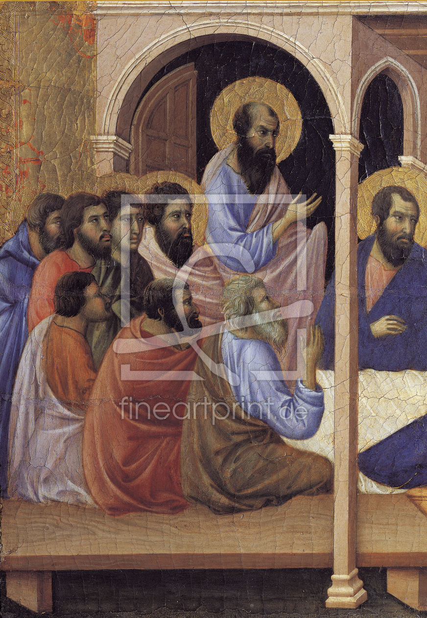 Bild-Nr.: 30001402 Duccio /Mary Parting fr.th.Apostles/ Ptg erstellt von Duccio (di Buoninsegna)