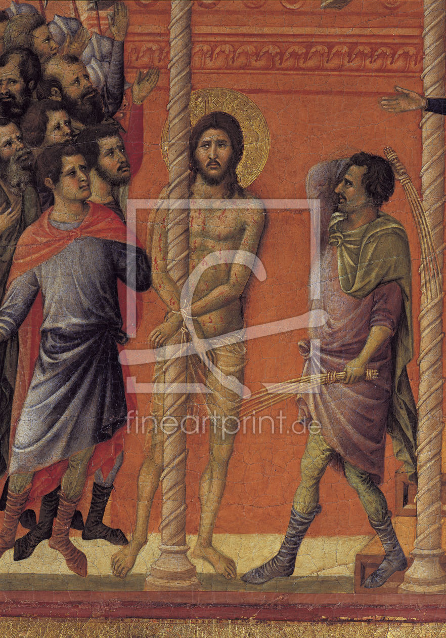 Bild-Nr.: 30001414 Duccio /Flagellation, Detail/ fr.:Maestà erstellt von Duccio (di Buoninsegna)