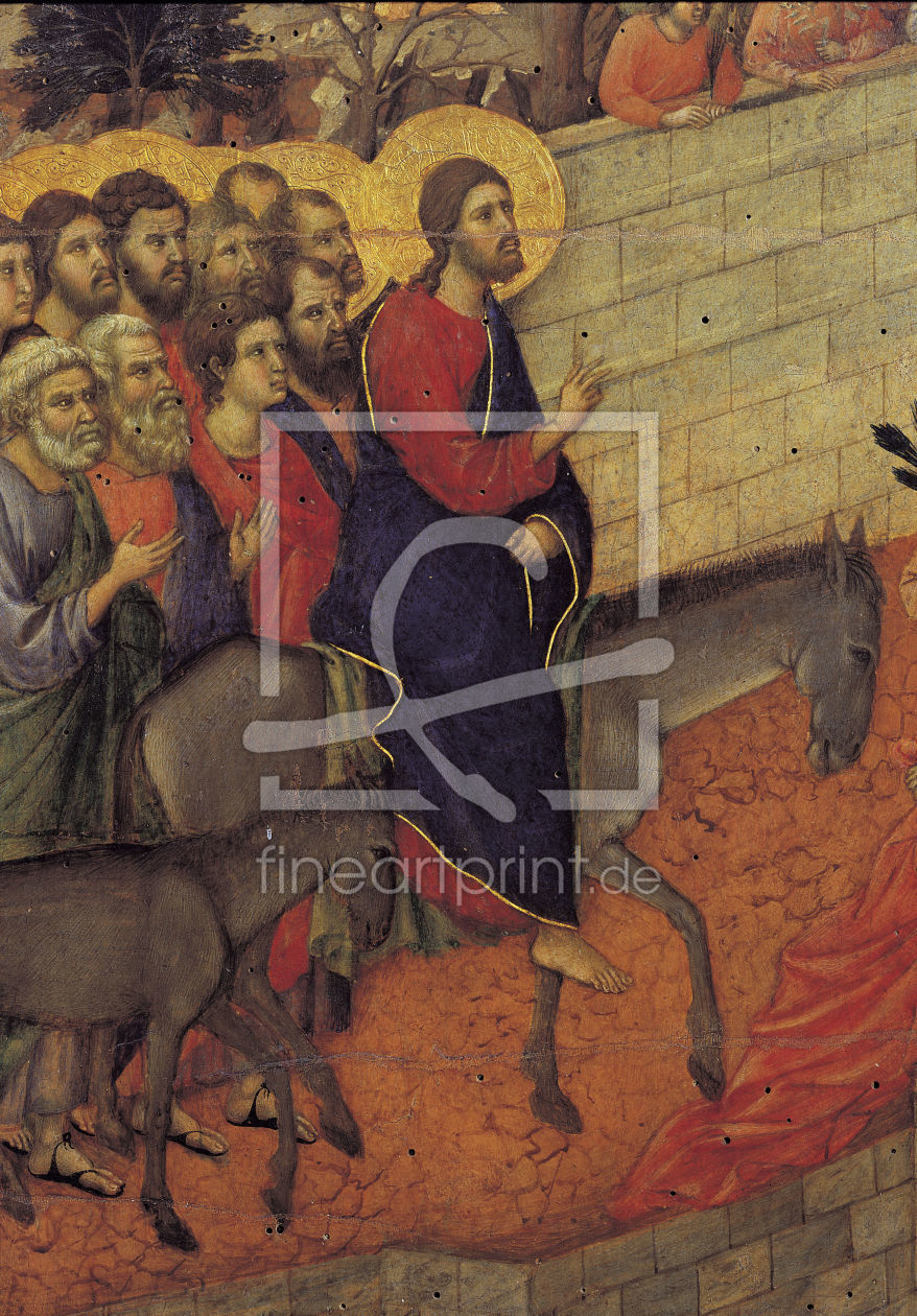 Bild-Nr.: 30001418 Duccio / Entry into Jerusalem, Detail erstellt von Duccio (di Buoninsegna)