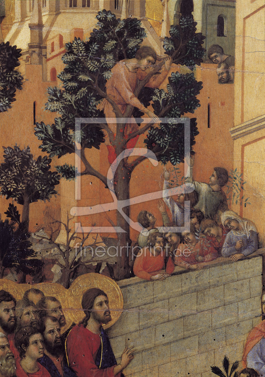 Bild-Nr.: 30001420 Duccio /Entry into Jerusalem, Detail erstellt von Duccio (di Buoninsegna)