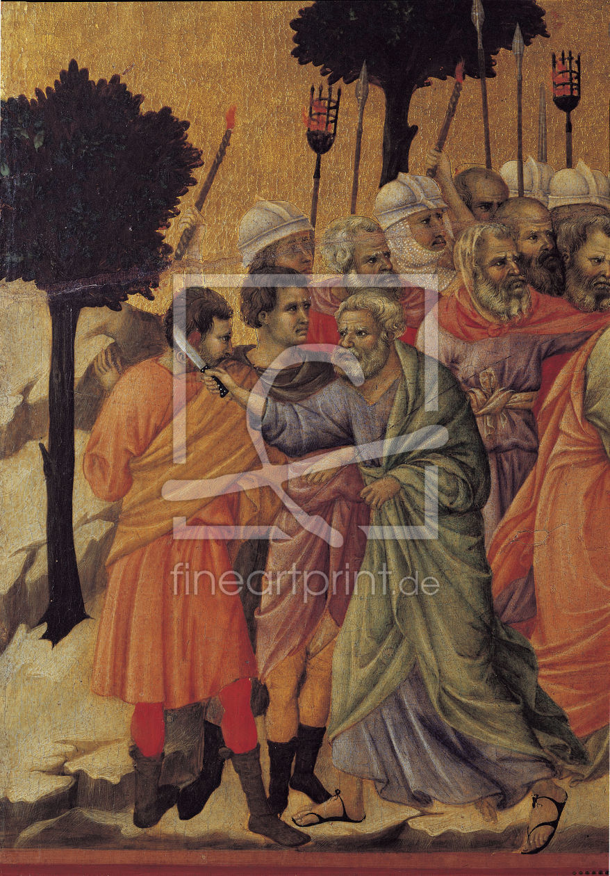 Bild-Nr.: 30001432 Duccio / Arrest of Christ, Detail / Ptg. erstellt von Duccio (di Buoninsegna)