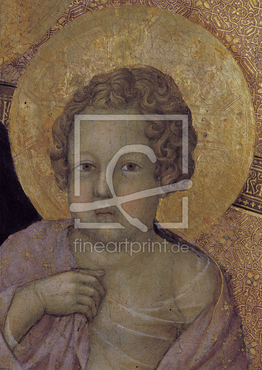Bild-Nr.: 30001448 Duccio, Maestà, Boy Jesus / Paint./ C14 erstellt von Duccio (di Buoninsegna)