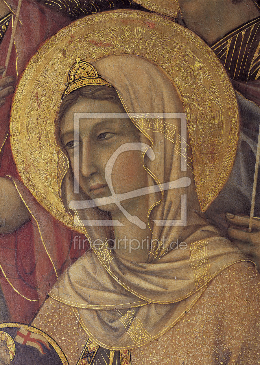 Bild-Nr.: 30001454 Duccio / MaestÃ , St.Agnes / Paint./ C14 erstellt von Duccio (di Buoninsegna)