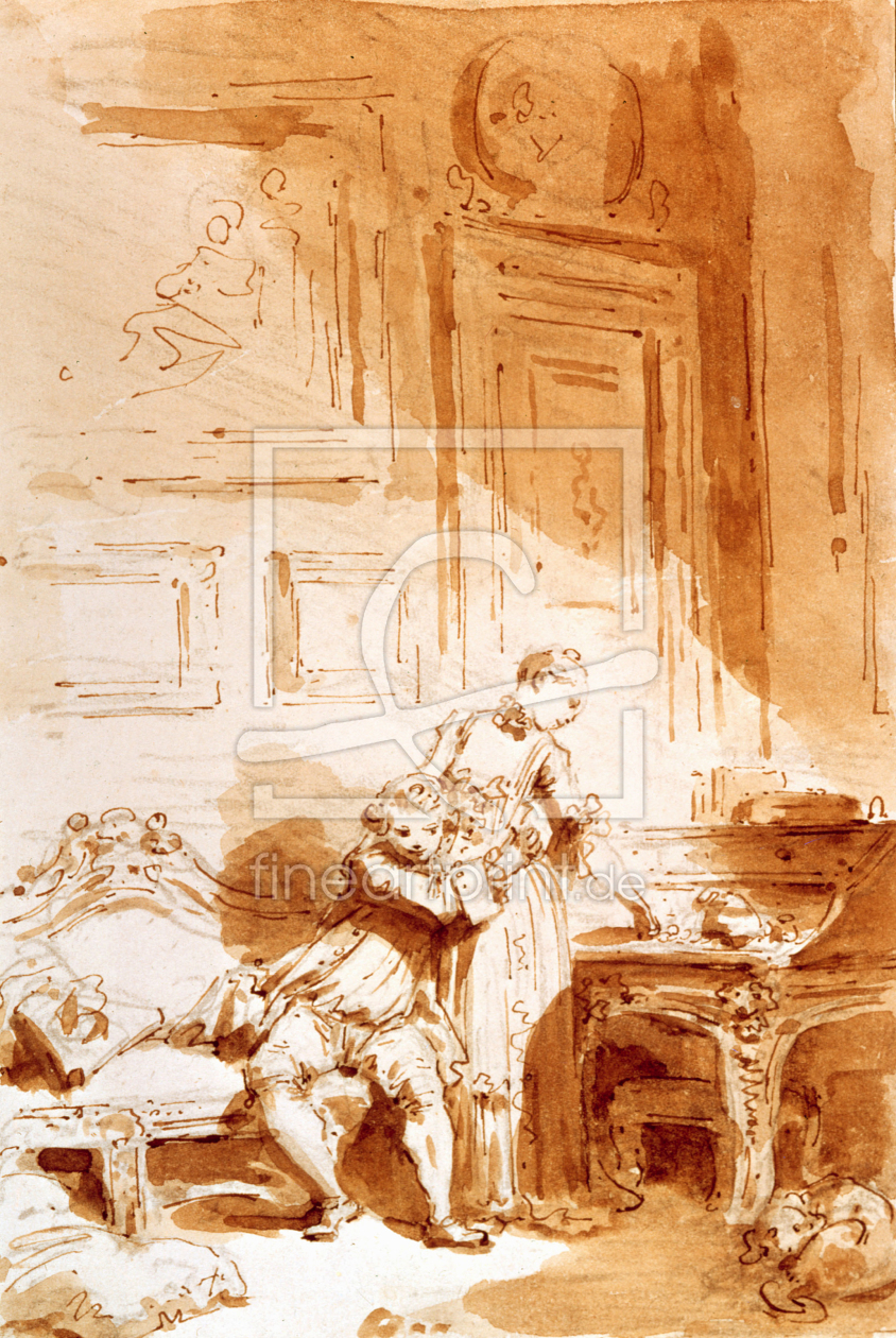 Bild-Nr.: 30001548 Fragonard / A femme avare erstellt von Fragonard, Jean-Honoré