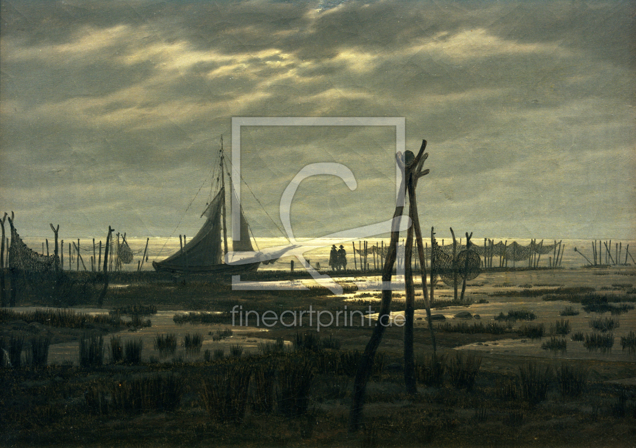 Bild-Nr.: 30001592 C.D.Friedrich, Sumpfiger Strand erstellt von Friedrich, Caspar David