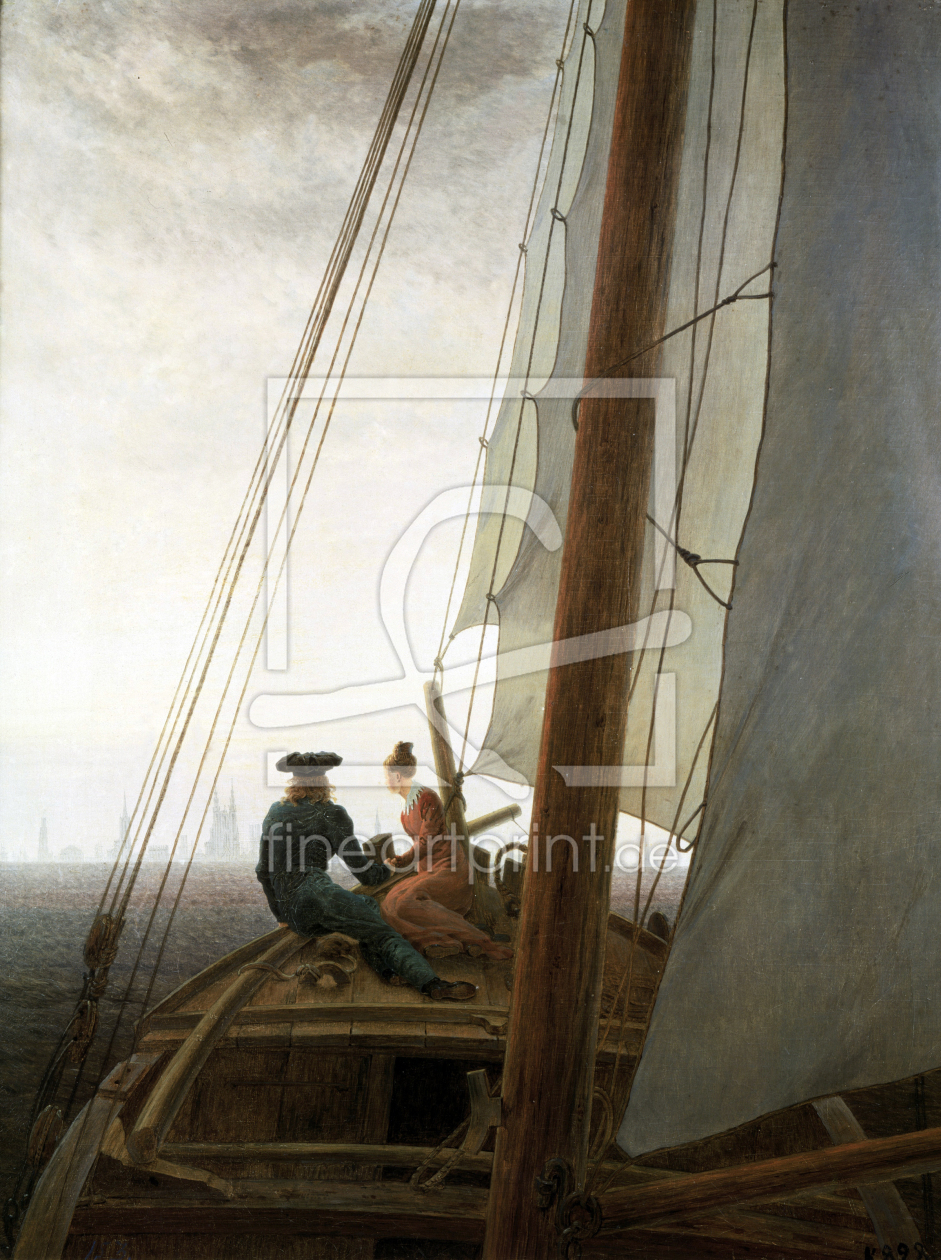 Bild-Nr.: 30001596 C.D.Friedrich, On the Sailing ship/1818 erstellt von Friedrich, Caspar David