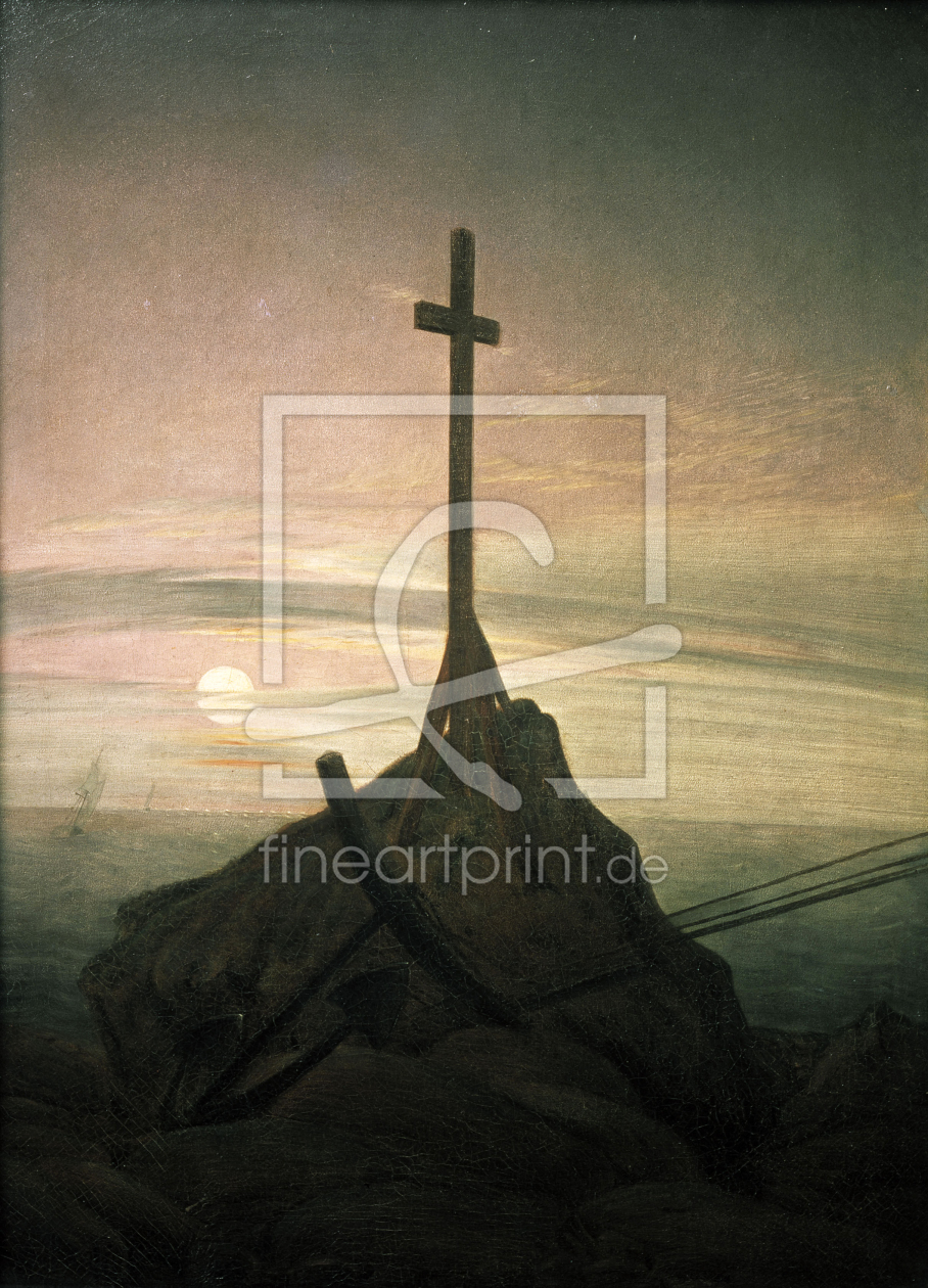 Bild-Nr.: 30001608 Friedrich/Cross at the Baltic Sea/c.1808 erstellt von Friedrich, Caspar David