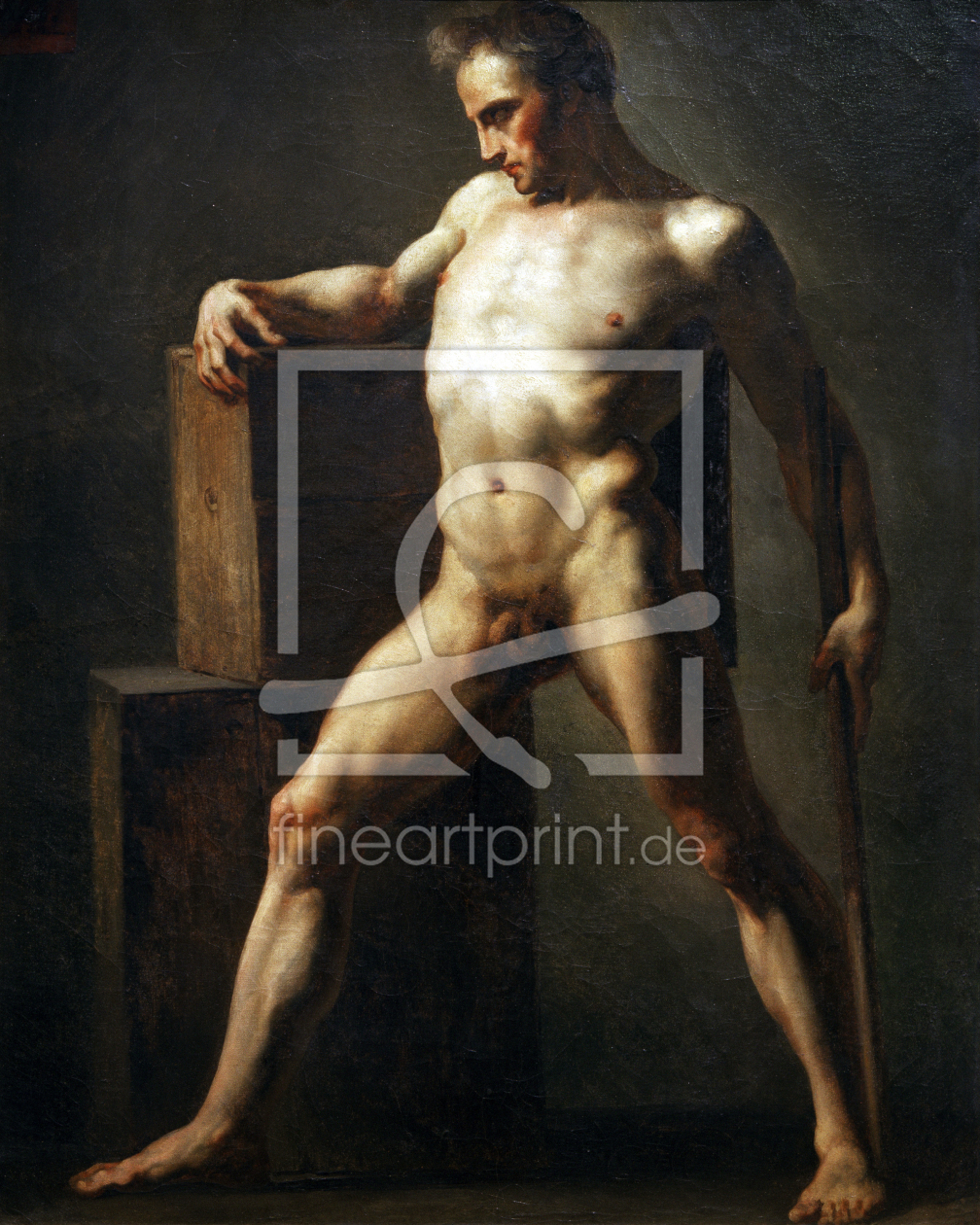 Bild-Nr.: 30001658 Th.GÃ©ricault / Nude study of a man erstellt von GÃ©ricault, ThÃ©odore