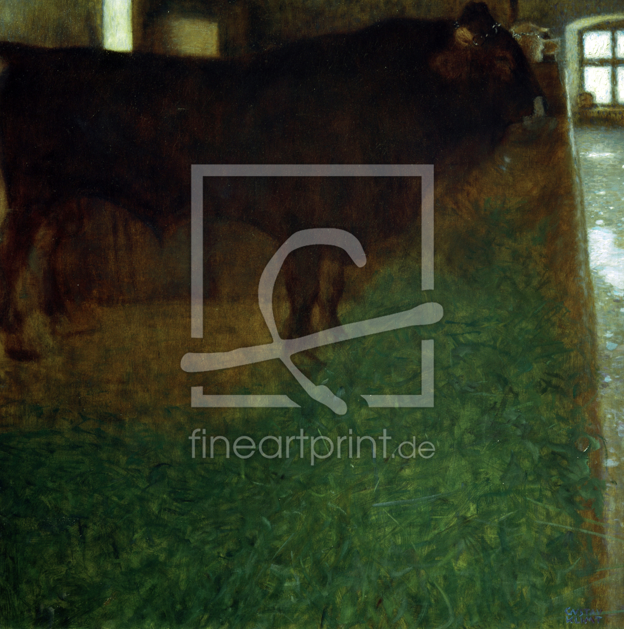 Bild-Nr.: 30001768 Gustav Klimt, Der schwarze Stier erstellt von Klimt, Gustav