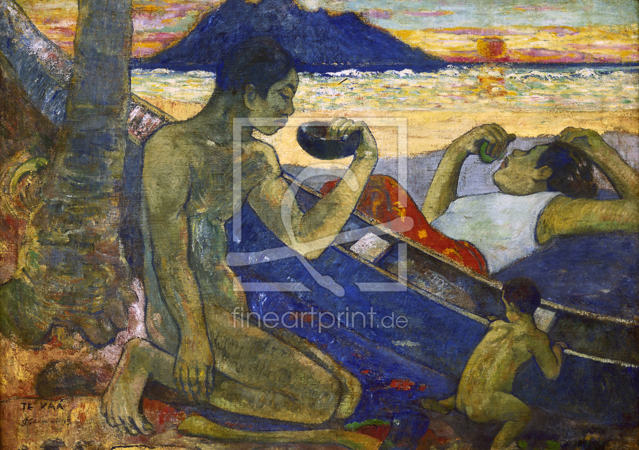 Bild-Nr.: 30001872 Gauguin / The Canoe / 1896 erstellt von Gauguin, Paul