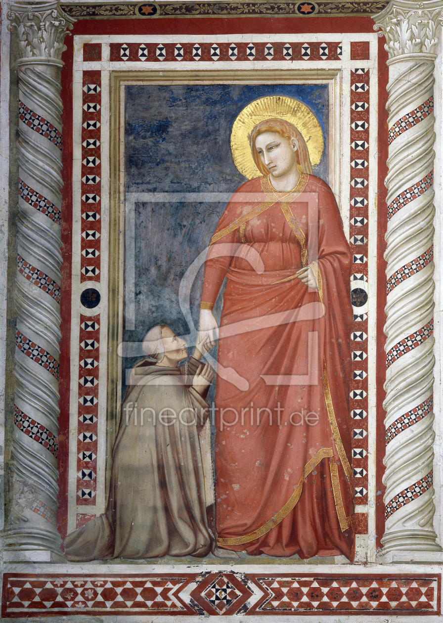 Bild-Nr.: 30001906 Giottoschule, Pontano vor Maria Magdalen erstellt von Giotto di Bondone