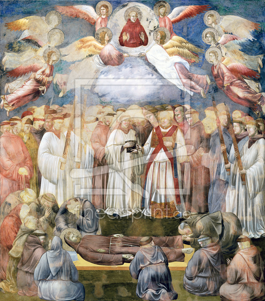 Bild-Nr.: 30001938 Giotto / The Death of St. Francis erstellt von Giotto di Bondone