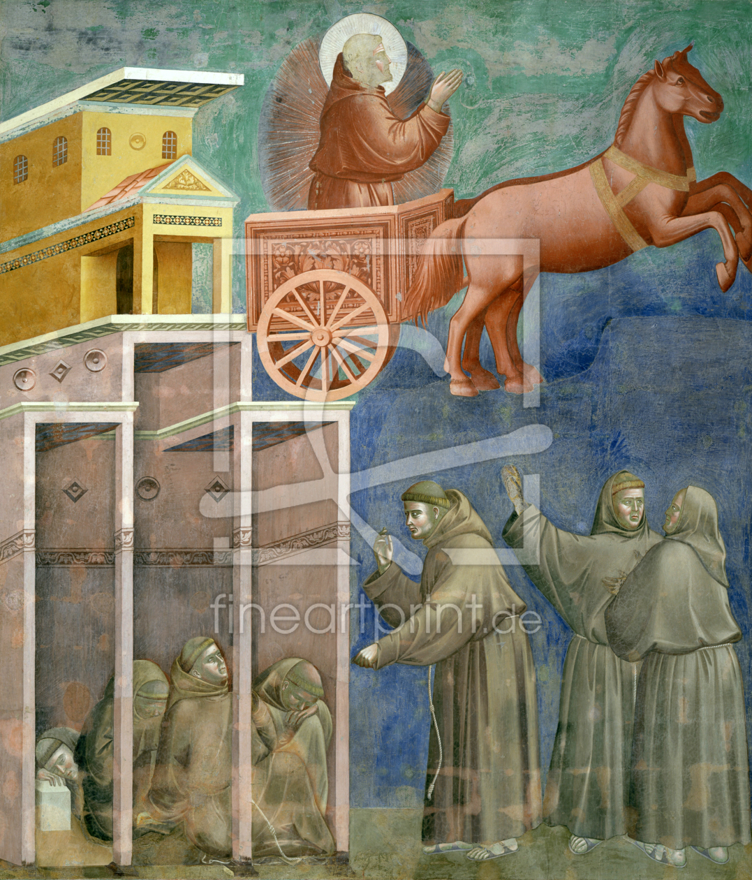 Bild-Nr.: 30001952 Giotto / St. Francis and the monks erstellt von Giotto di Bondone