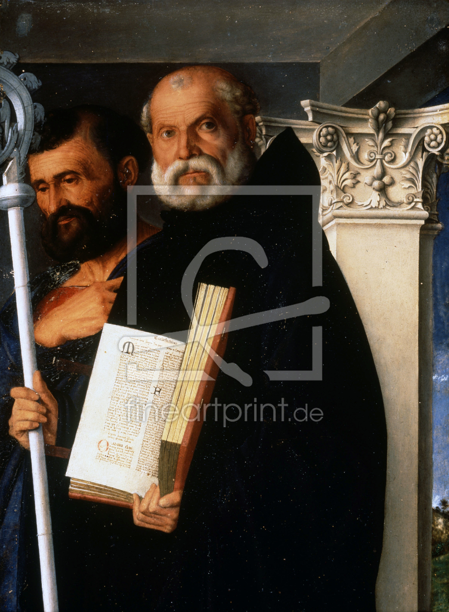 Bild-Nr.: 30002002 G.Bellini / St. Mark and St. Benedict erstellt von Bellini, Giovanni