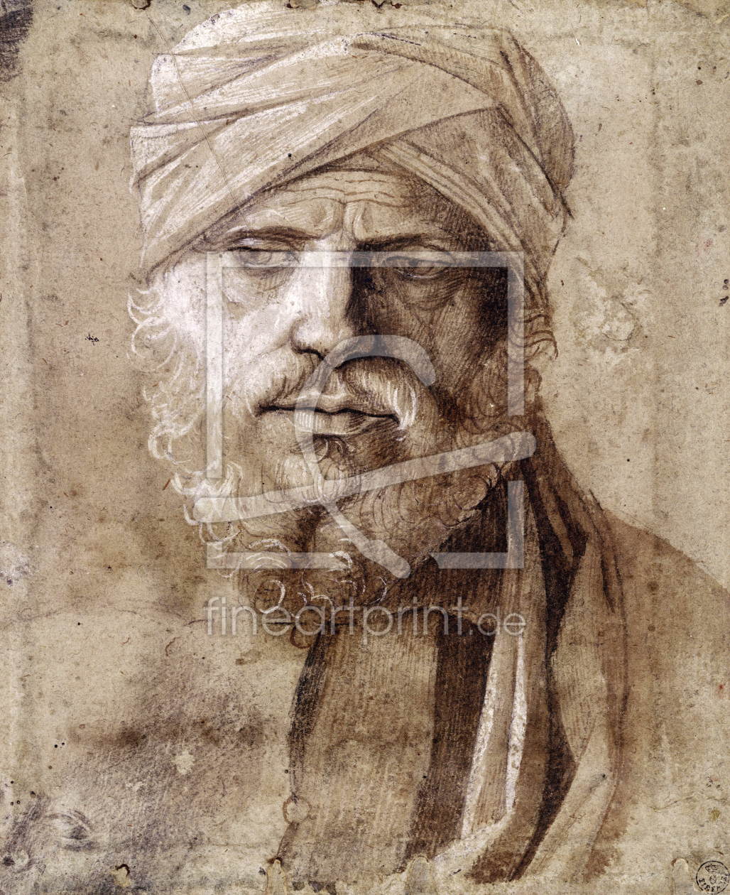 Bild-Nr.: 30002016 Giovanni Bellini / man with turban erstellt von Bellini, Giovanni