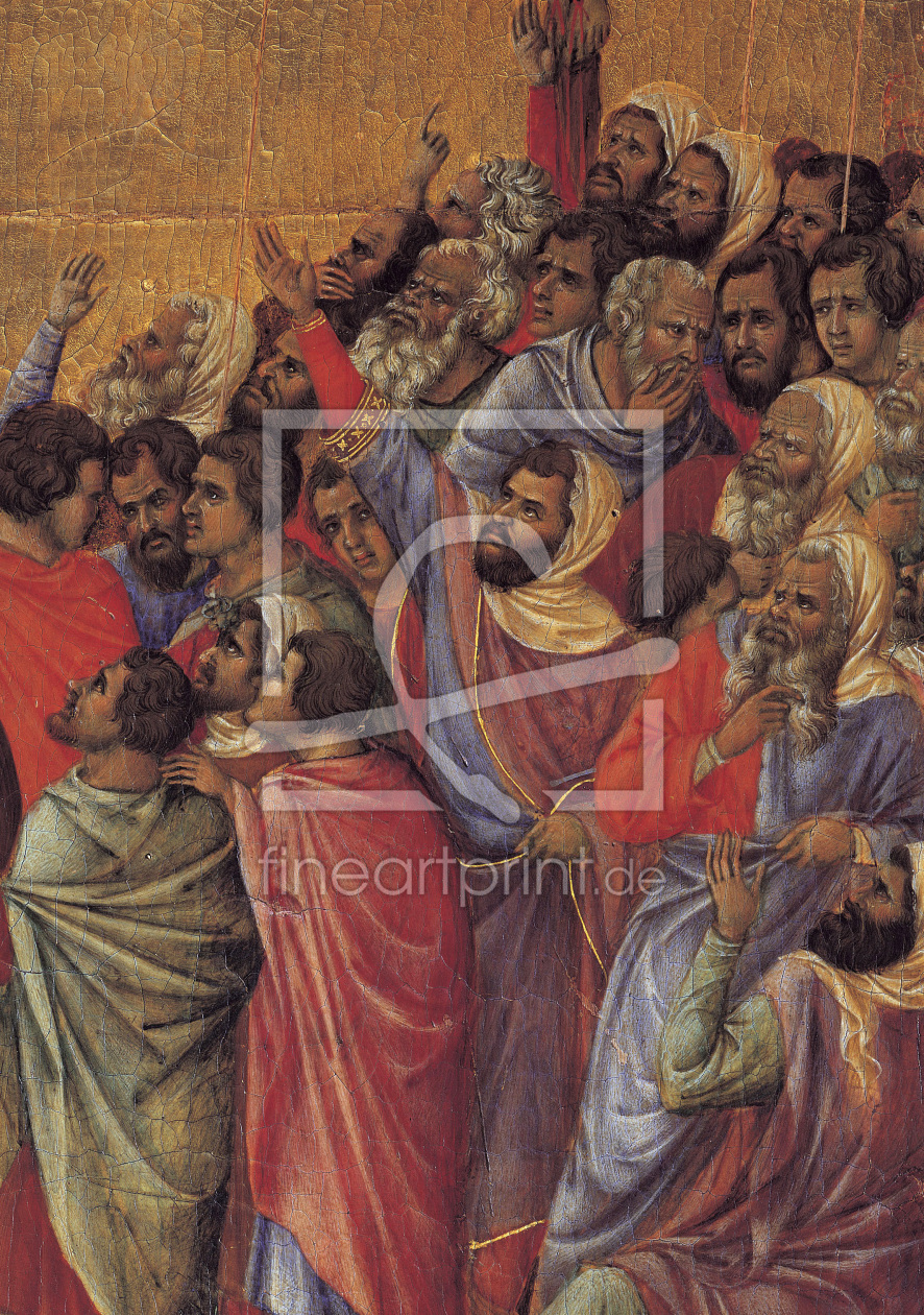 Bild-Nr.: 30002078 Duccio /Crucifixion of Christ, Detail erstellt von Duccio (di Buoninsegna)