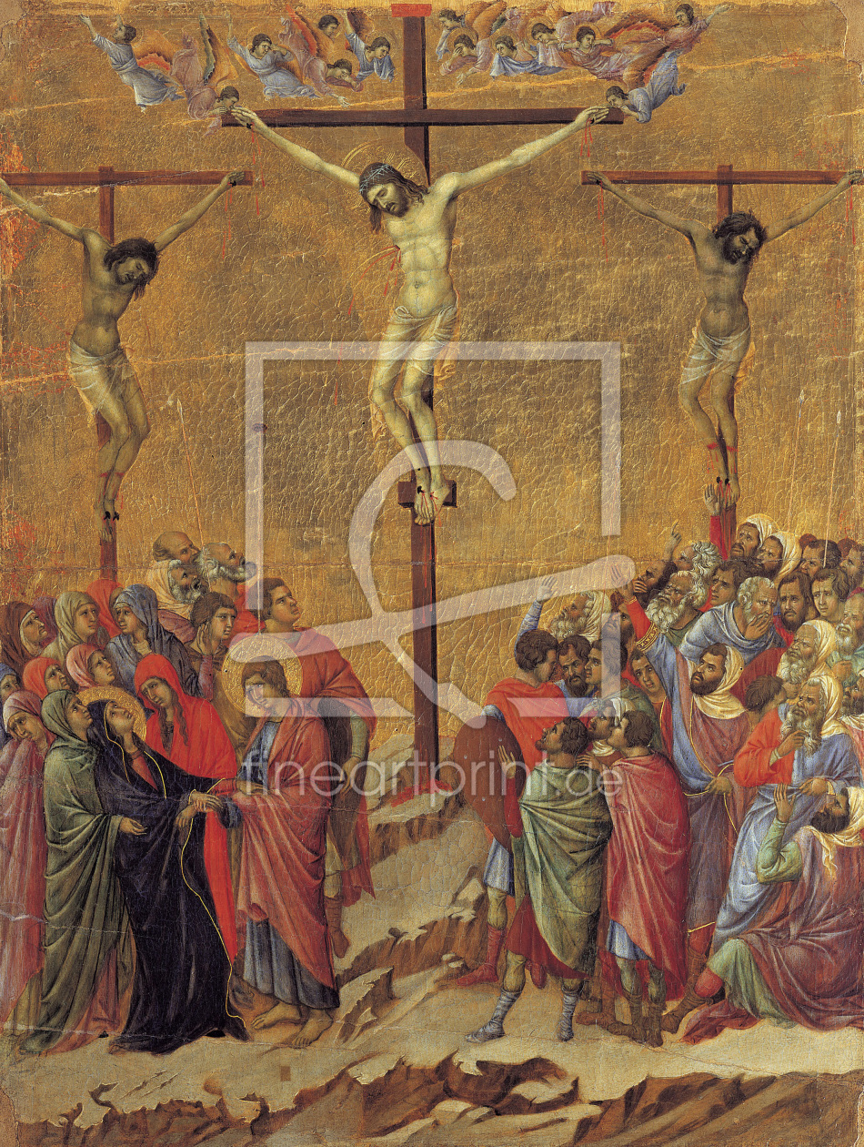 Bild-Nr.: 30002080 Duccio / Crucifixion / c.1308/11 erstellt von Duccio (di Buoninsegna)