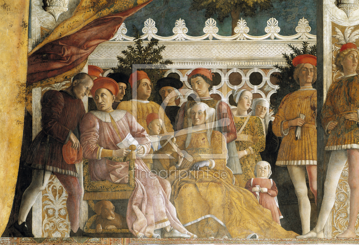 Bild-Nr.: 30002148 Ludovico Gonzaga & Familie / Mantegna erstellt von Mantegna, Andrea