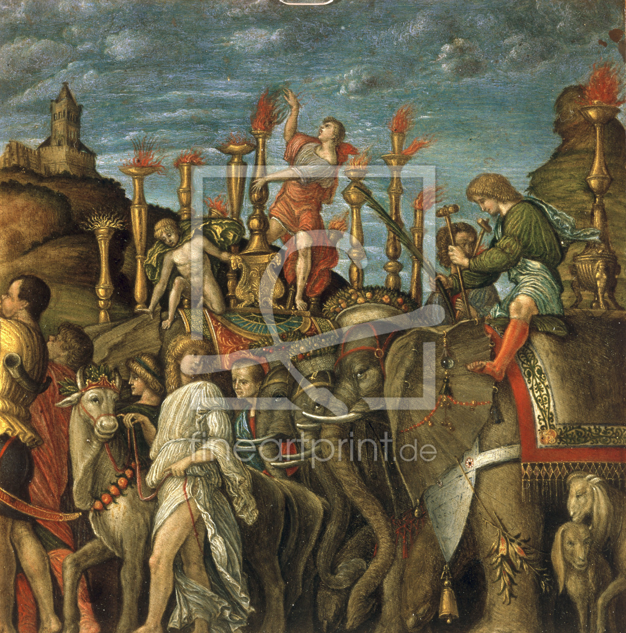 Bild-Nr.: 30002168 from Mantegna, Triumph of Caesar, eleph. erstellt von Mantegna, Andrea
