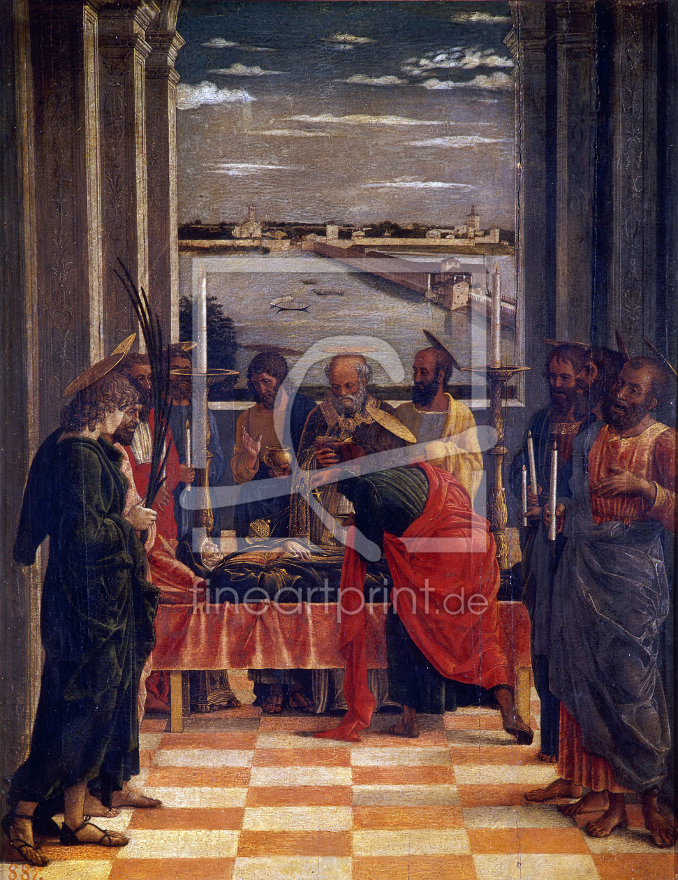 Bild-Nr.: 30002182 Death of Mary / Mantegna / c.1461/63 erstellt von Mantegna, Andrea