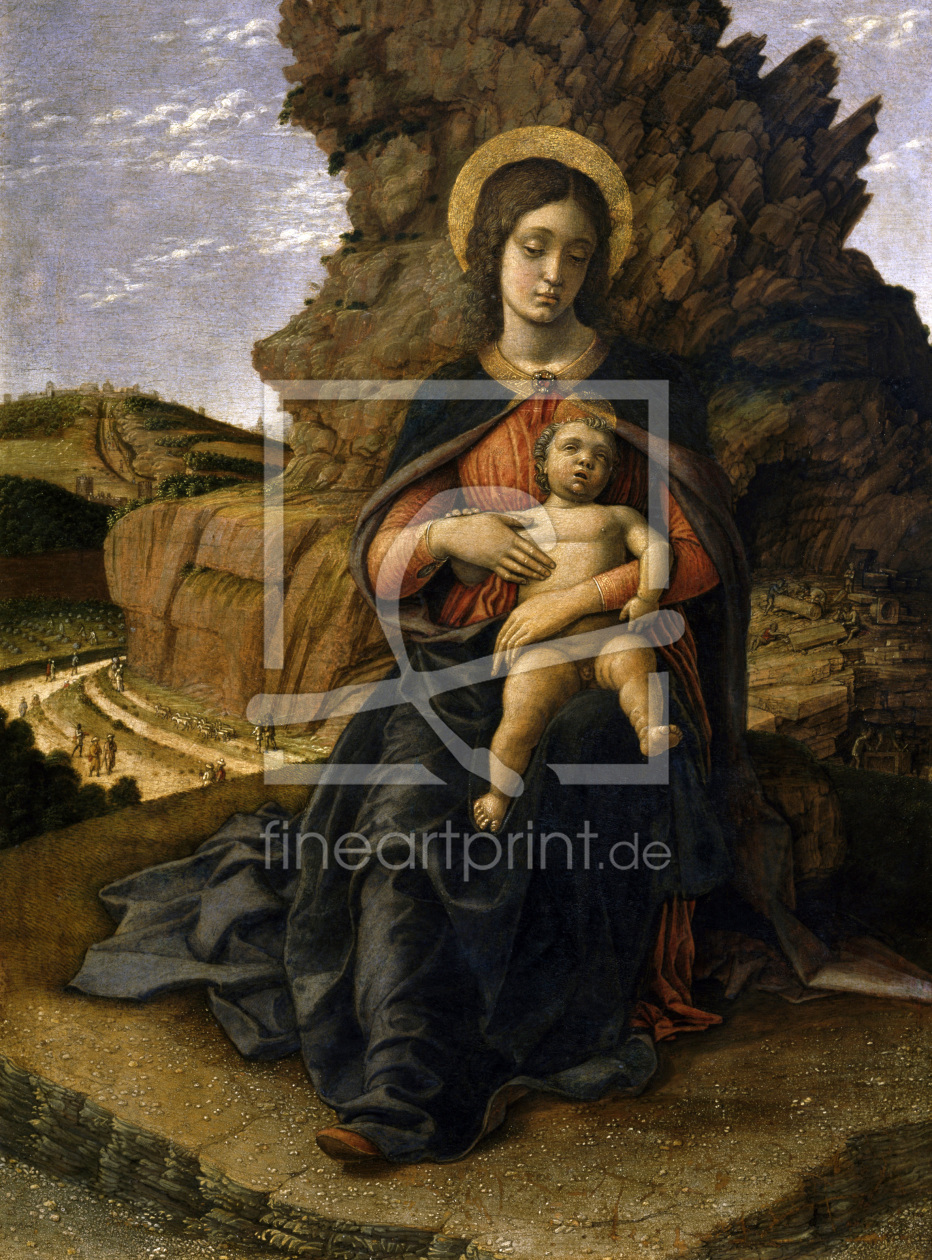 Bild-Nr.: 30002190 A.Mantegna, Höhlenmadonna erstellt von Mantegna, Andrea