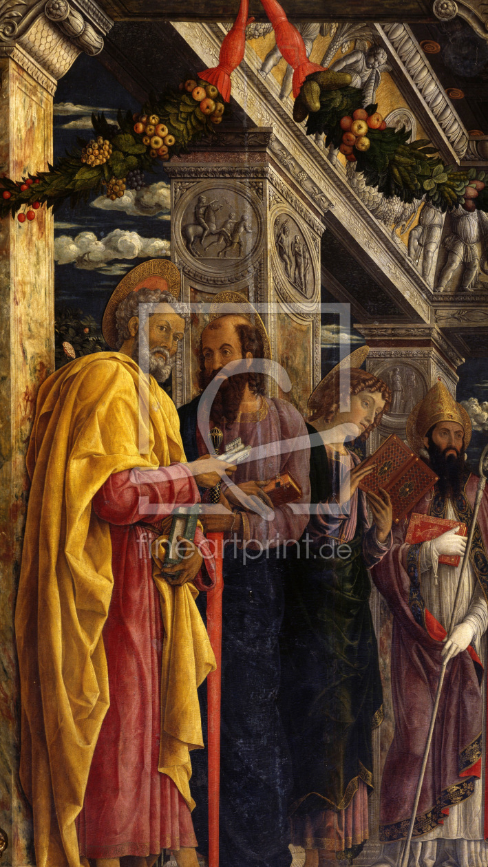Bild-Nr.: 30002202 Mantegna, Peter, Paul, John, Zeno erstellt von Mantegna, Andrea