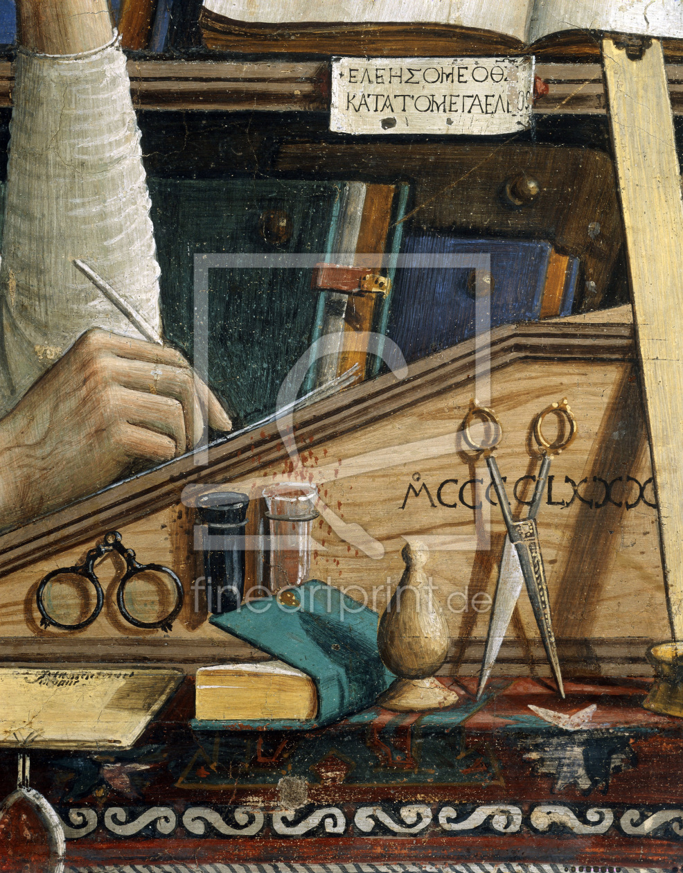 Bild-Nr.: 30002224 Ghirlandaio, St Jerome, Writing Desk erstellt von Ghirlandaio Domenico (Domenico Tommaso Bigordi)