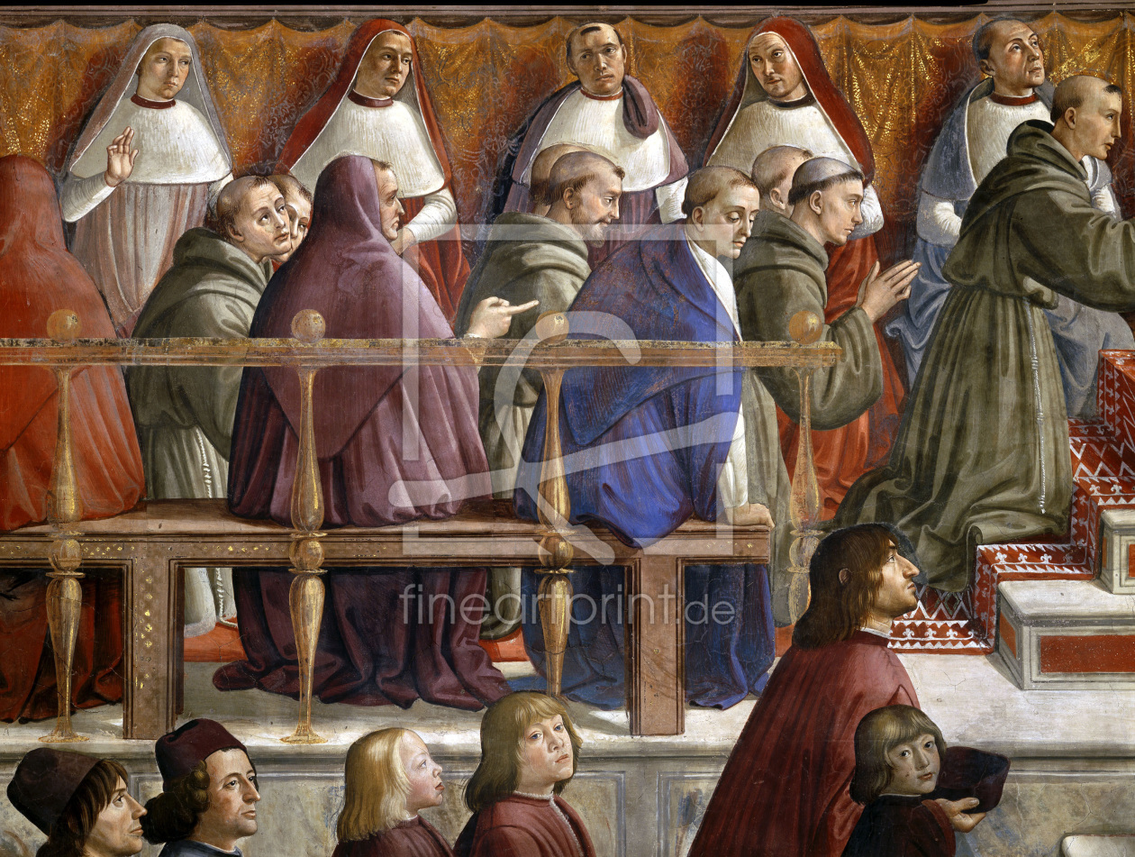 Bild-Nr.: 30002230 Ghirlandaio / Poliziano w.Medici-Sons erstellt von Ghirlandaio Domenico (Domenico Tommaso Bigordi)