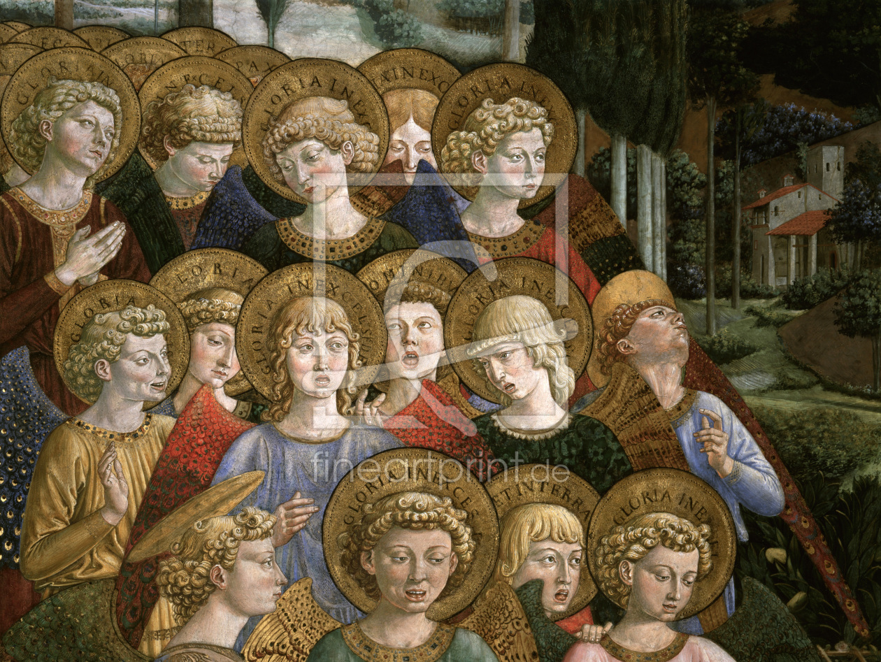 Bild-Nr.: 30002248 B.Gozzoli, Angel / Pal.Medici-Ricc. 1459 erstellt von Gozzoli, Bennozzo