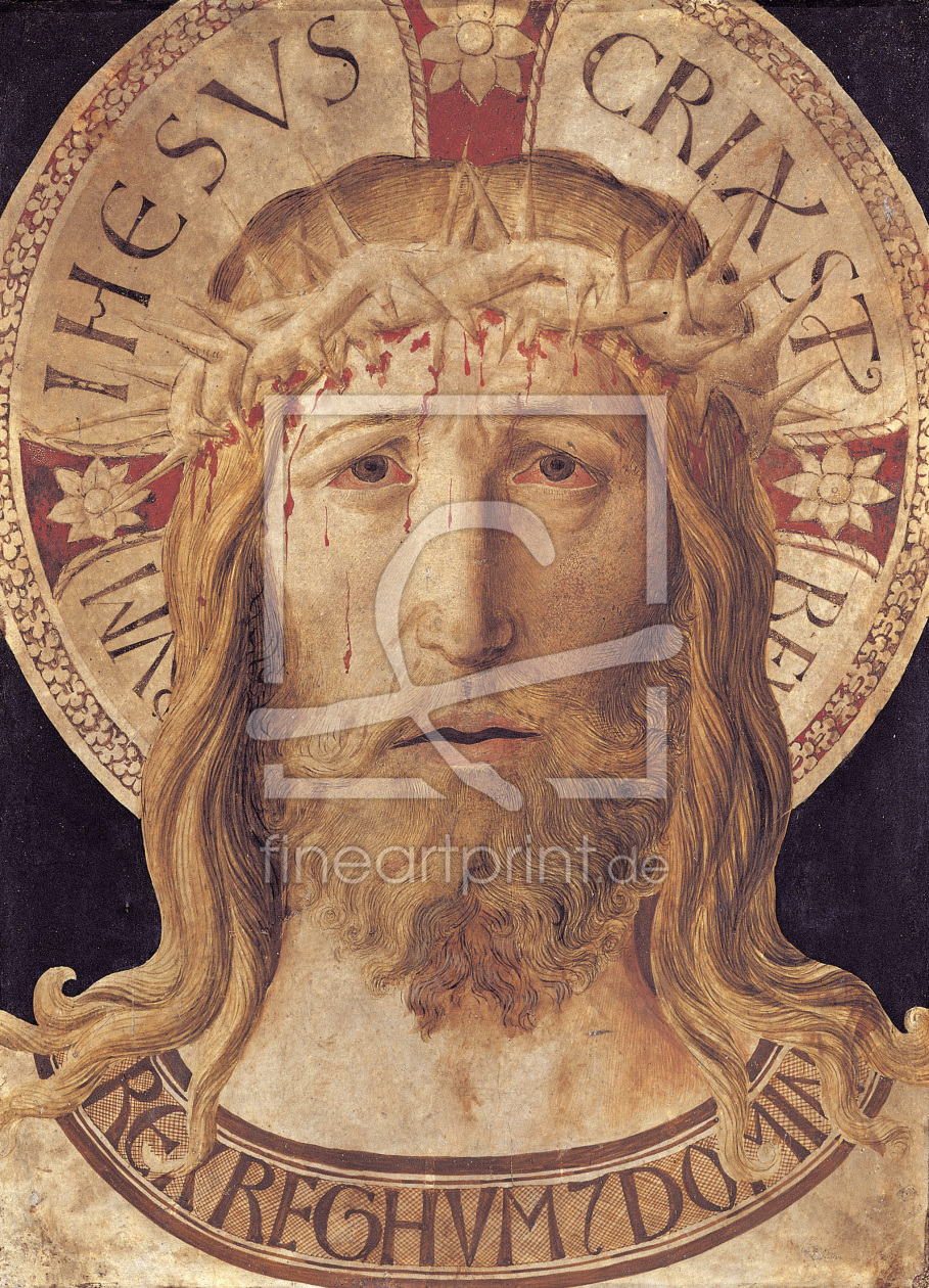 Bild-Nr.: 30002268 B.Gozzoli, Head of Christ / Paint./ C15 erstellt von Gozzoli, Bennozzo