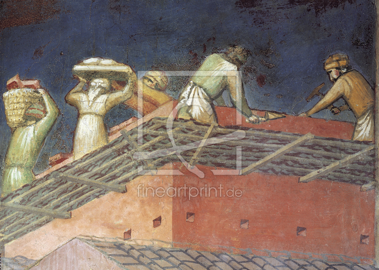 Bild-Nr.: 30002302 A.Lorenzetti / Buon Governo, Masons erstellt von Lorenzetti, Ambrogio