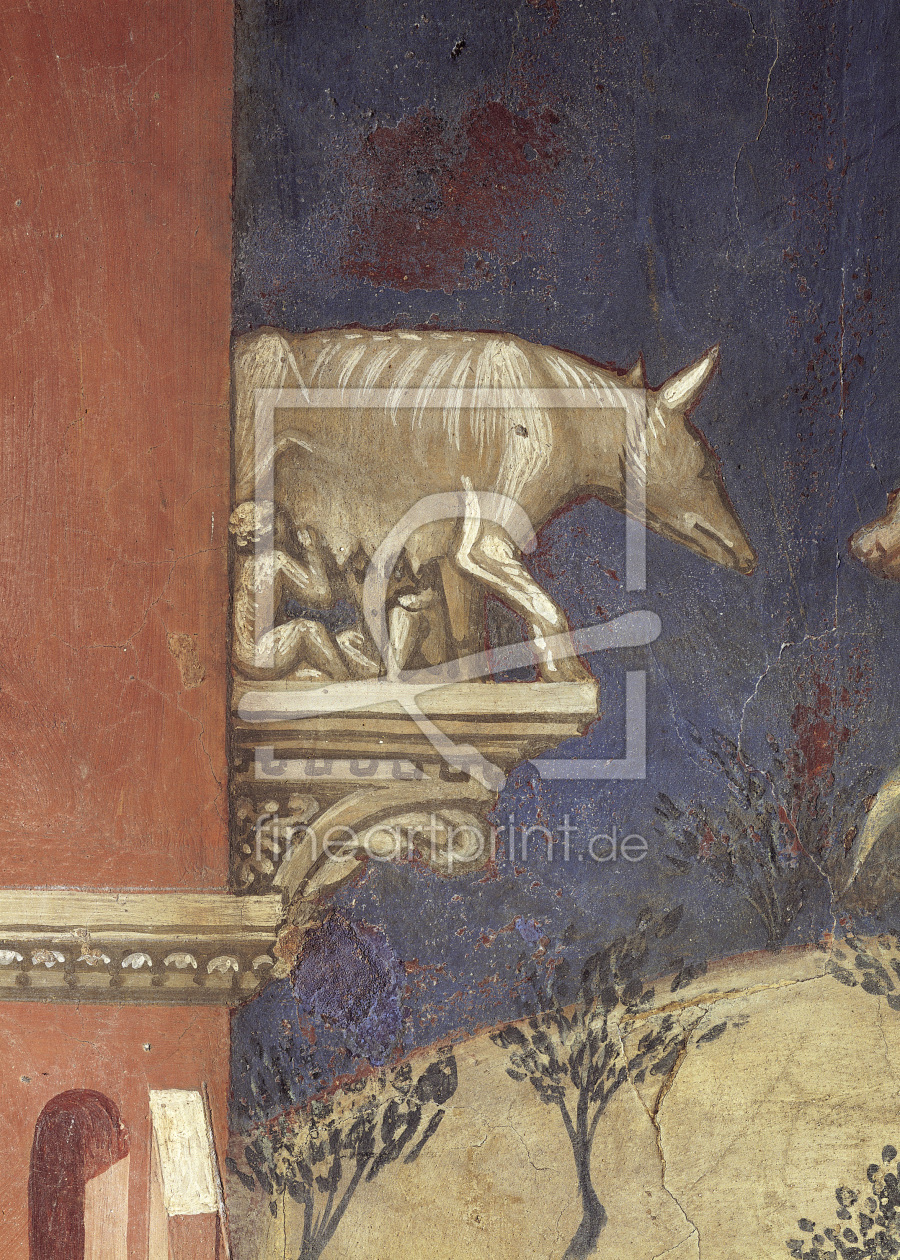Bild-Nr.: 30002308 A.Lorenzetti /Aschius & Senius/ Fresco erstellt von Lorenzetti, Ambrogio