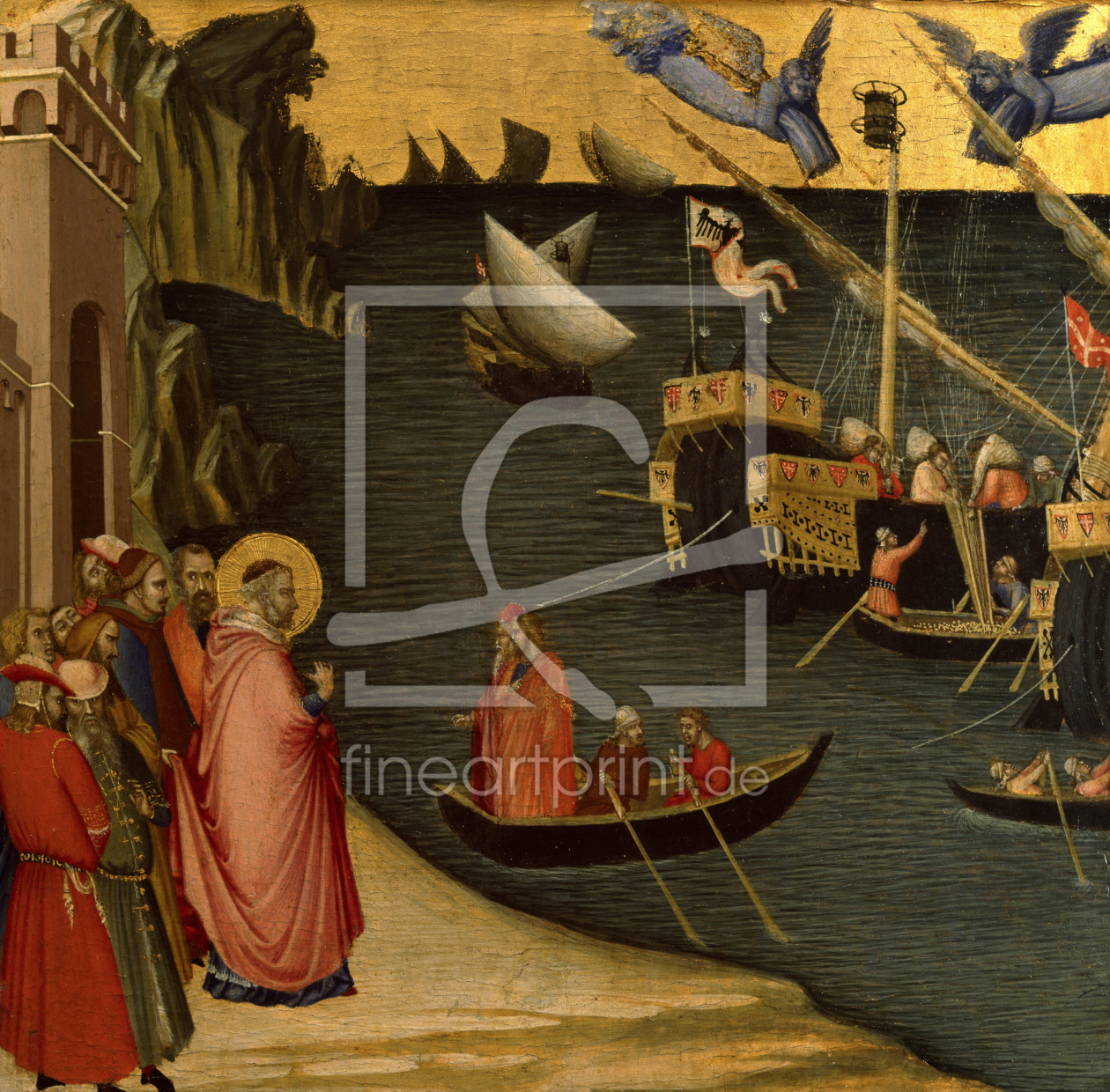 Bild-Nr.: 30002310 A.Lorenzetti, Corn Miracle of St. Nichol erstellt von Lorenzetti, Ambrogio